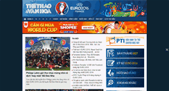 Desktop Screenshot of euro.thethaovanhoa.vn