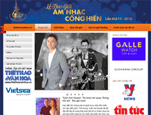 Tablet Screenshot of conghien.thethaovanhoa.vn